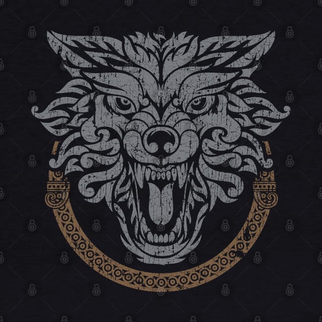 Norse Fenrir Wolf Ragnarok Viking Pagan Mythology by Blue Pagan